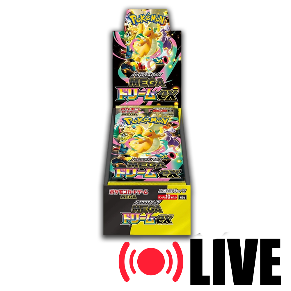 (LIVE) Japanese Pokemon Mega Dream Ex Booster Box