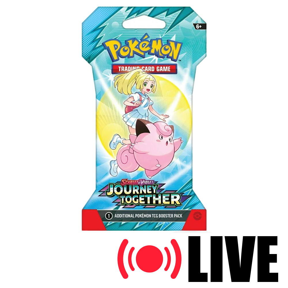 (LIVE) Pokemon Journey Together Sleeved Blister Pack