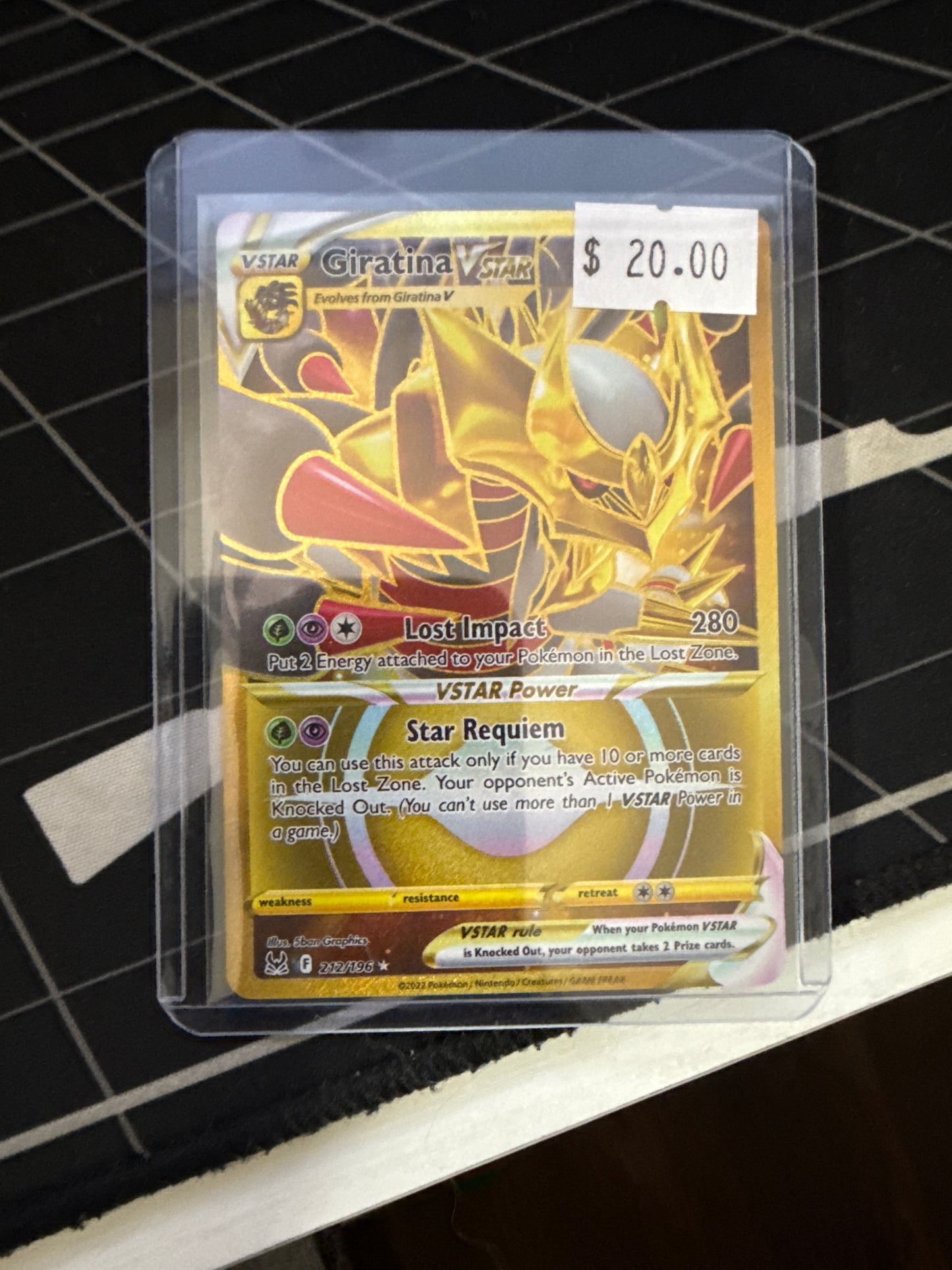 Giratina Vstar Gold