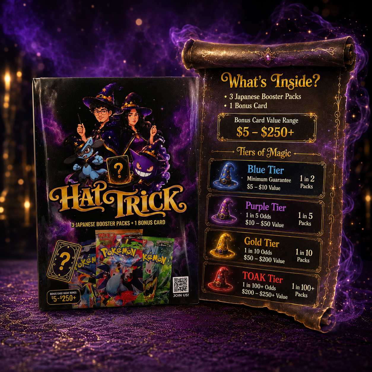 (LIVE) Hat Trick Mystery Pack