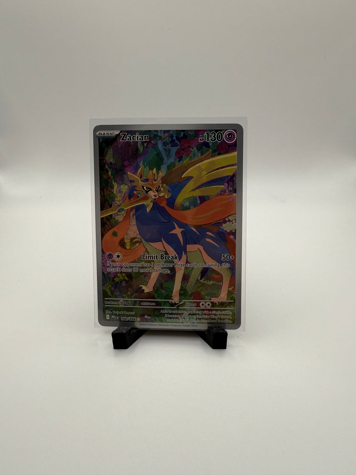 Zacian IR #100/094 Pokemon Phantasmal Flames