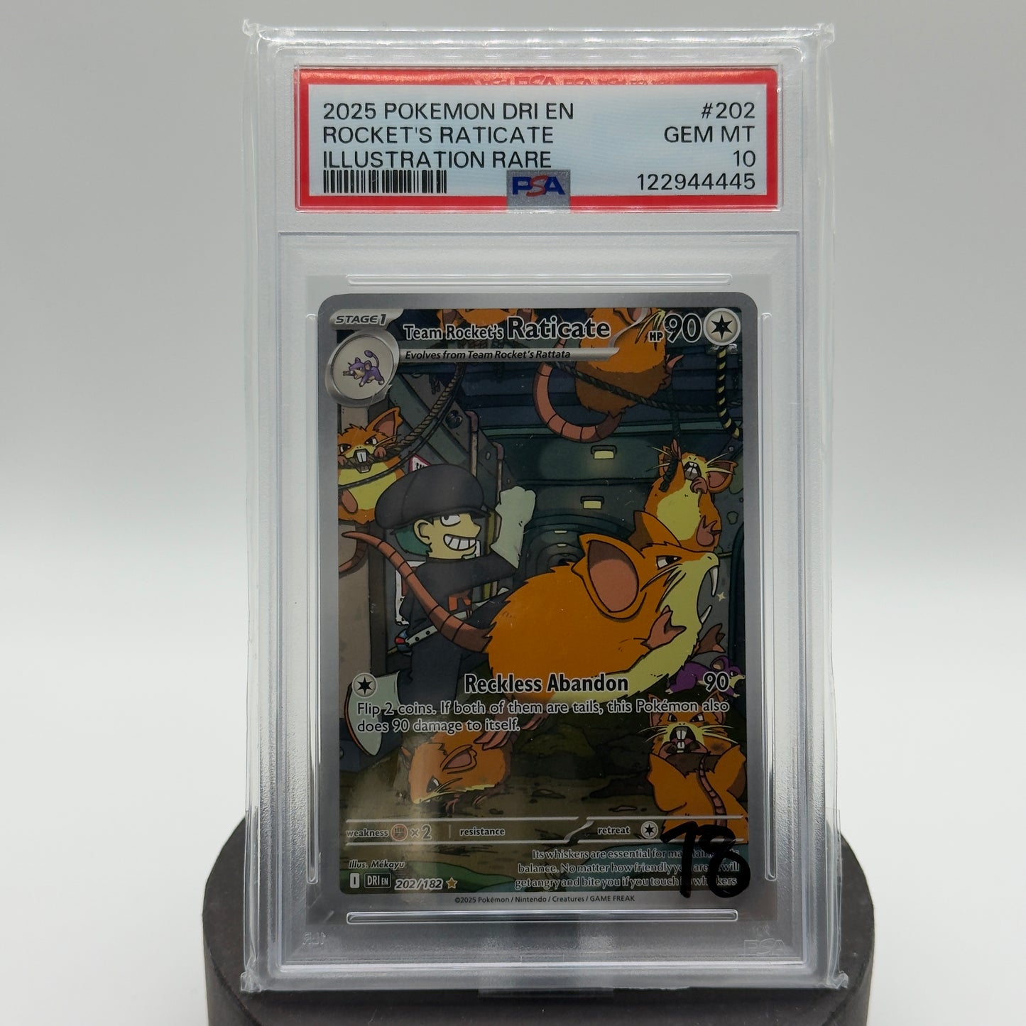 Team Rocket's Raticate (PSA 10)
