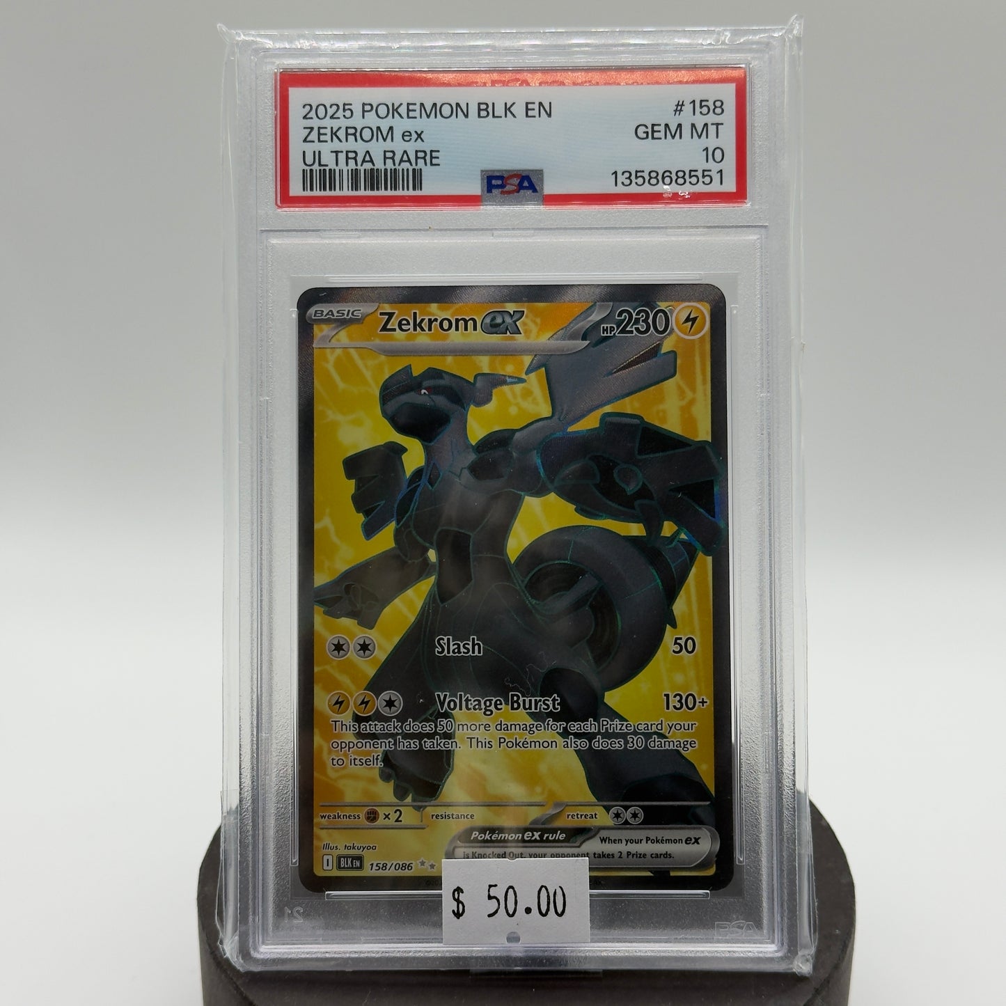 Zekrom EX UR (PSA 10)