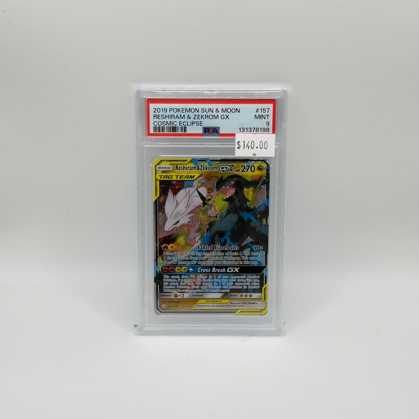 Reshiram & Zekrom (PSA 9)