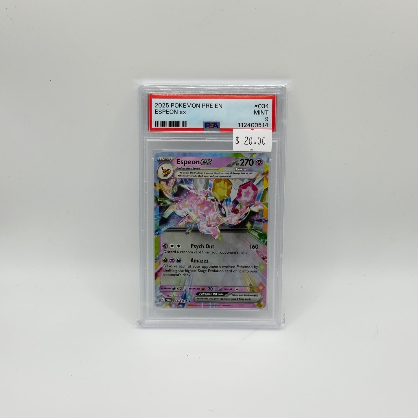 Espeon ex (PSA 9)