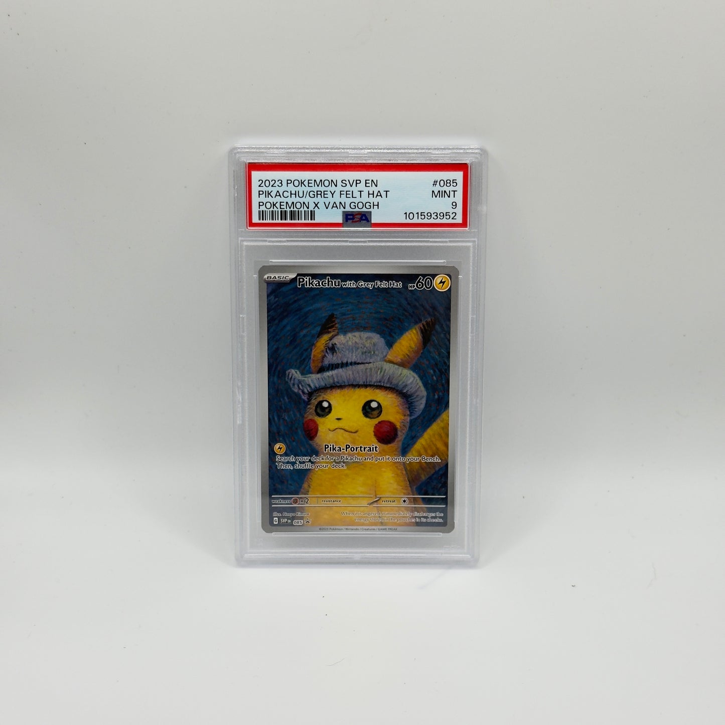 Pikachu with Grey Felt Hat (PSA 9)