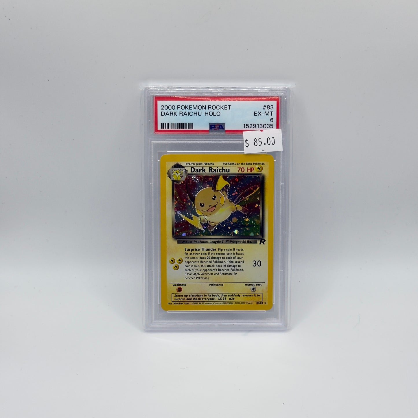 Dark Raichu (PSA 6)