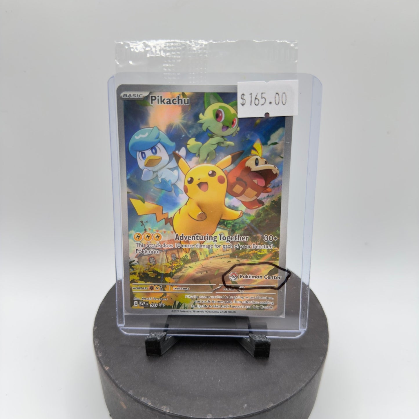 Pikachu Pokemon Center Promo