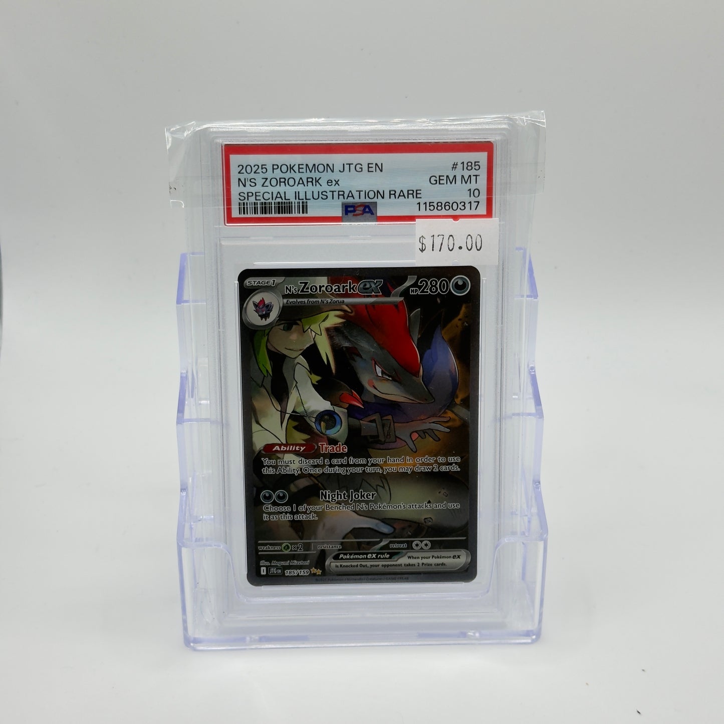 N's Zoroark ex SIR (PSA 10)