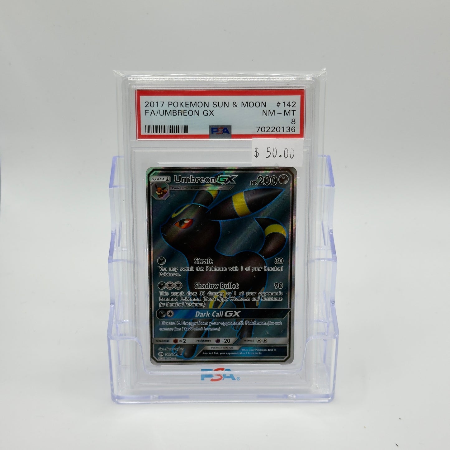 Umbreon GX (PSA 8)