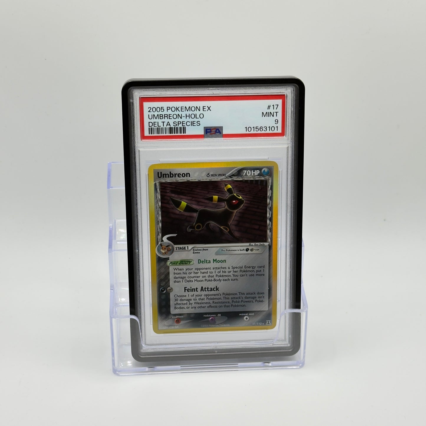 Pokemon Umbreon EX Delta Species Holo Rare #17 (PSA 9)