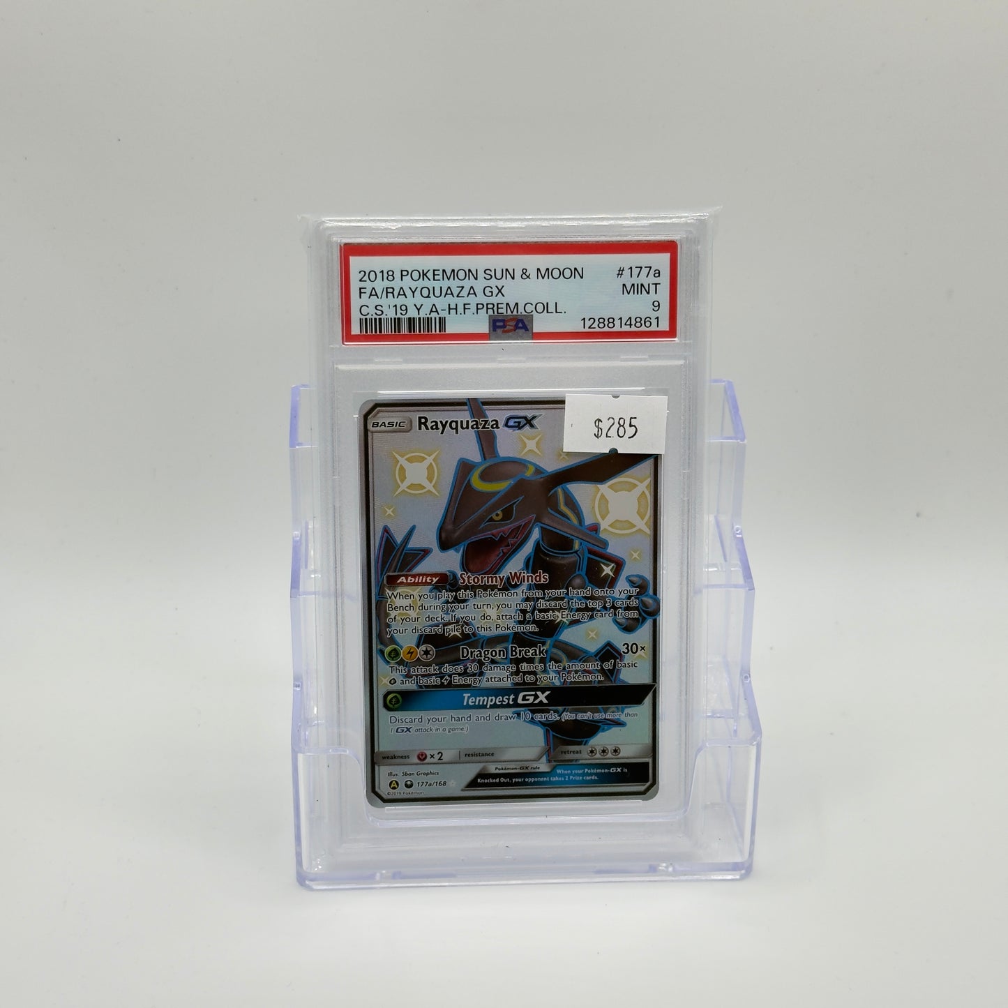 Rayquaza GX Prem.Coll. (PSA 9)