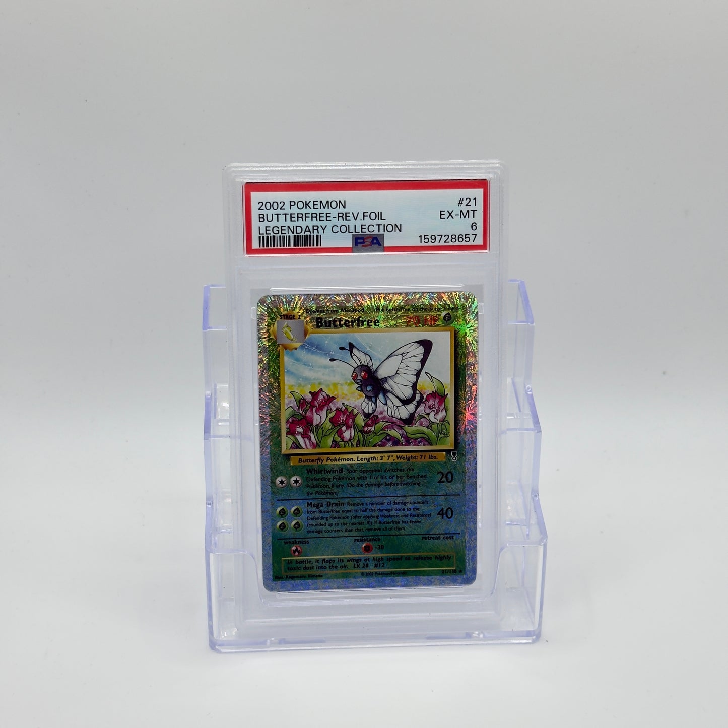 Butterfree Reverse Holo LC (PSA 6)