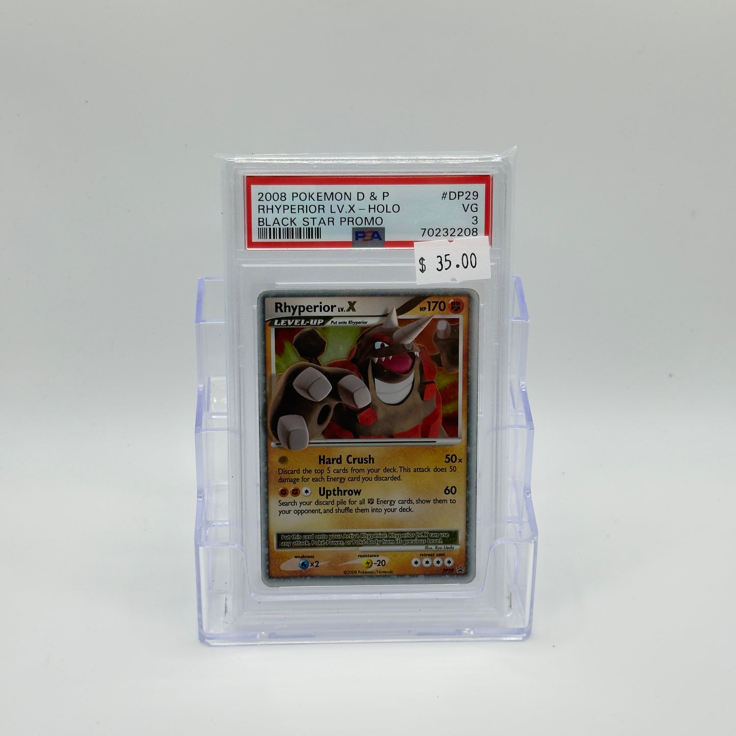 Rhyperior Lv.X Holo (PSA 3)