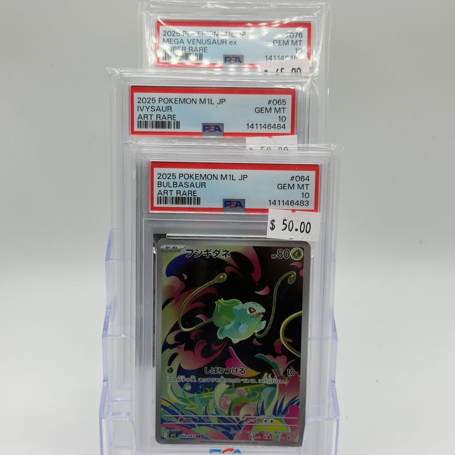Mega Venasaur ex Evolution Line (PSA 10)