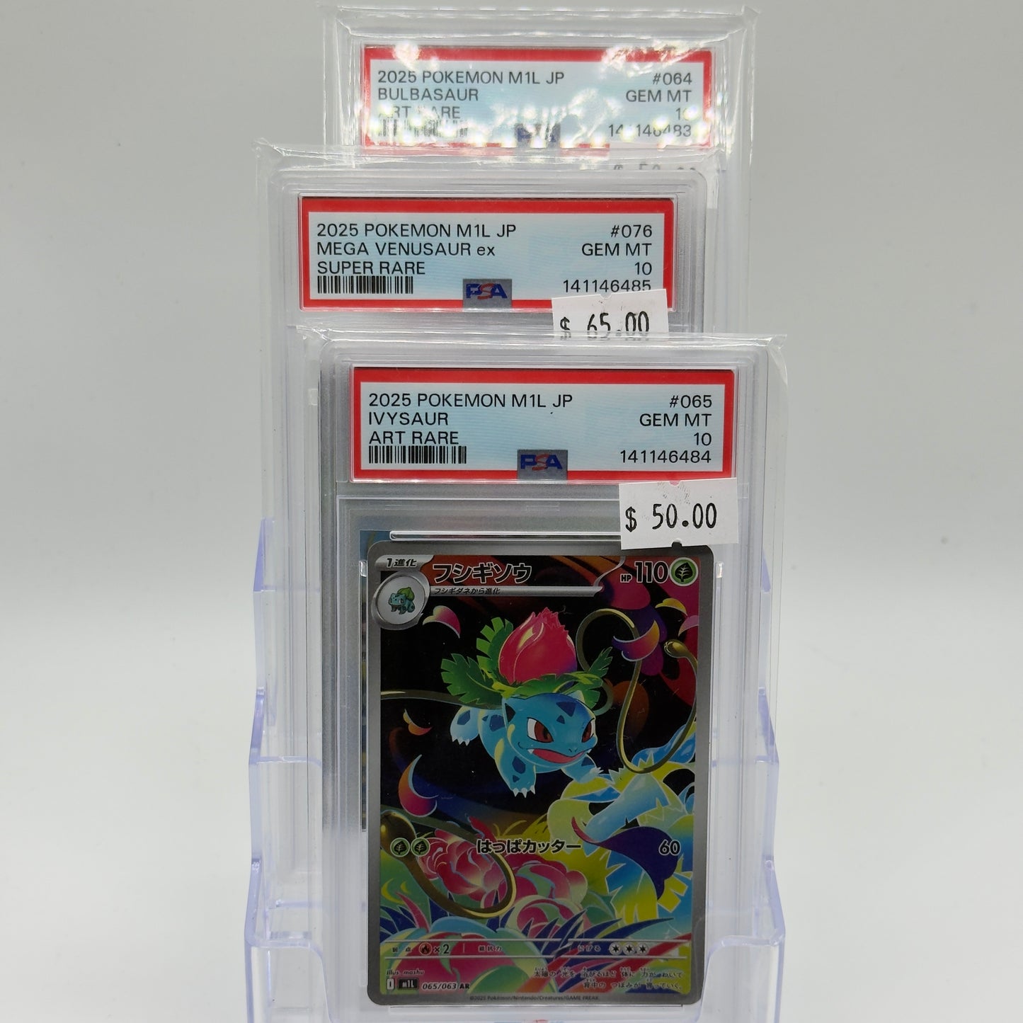 Mega Venasaur ex Evolution Line (PSA 10)