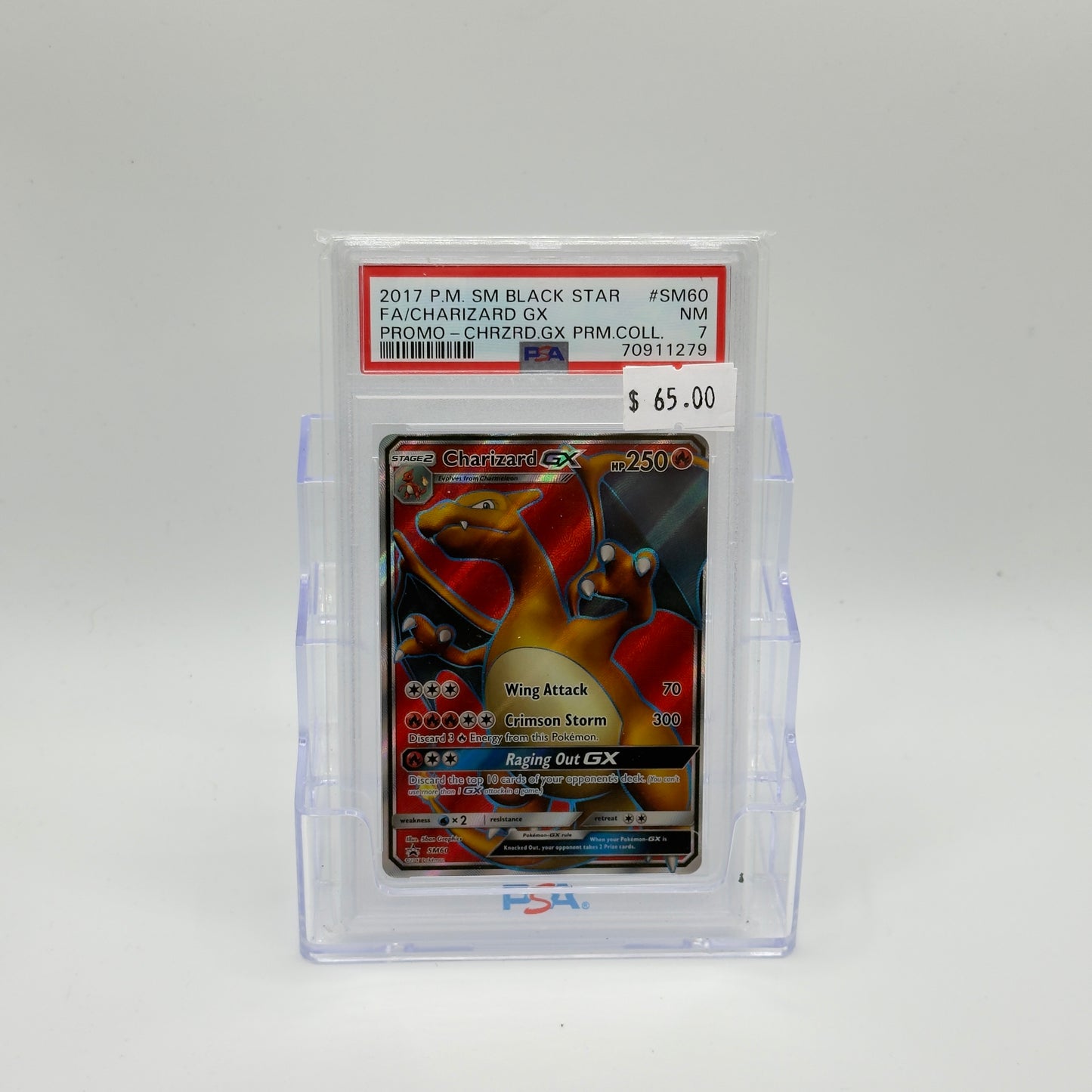 Charizard GX Promo (PSA 7)