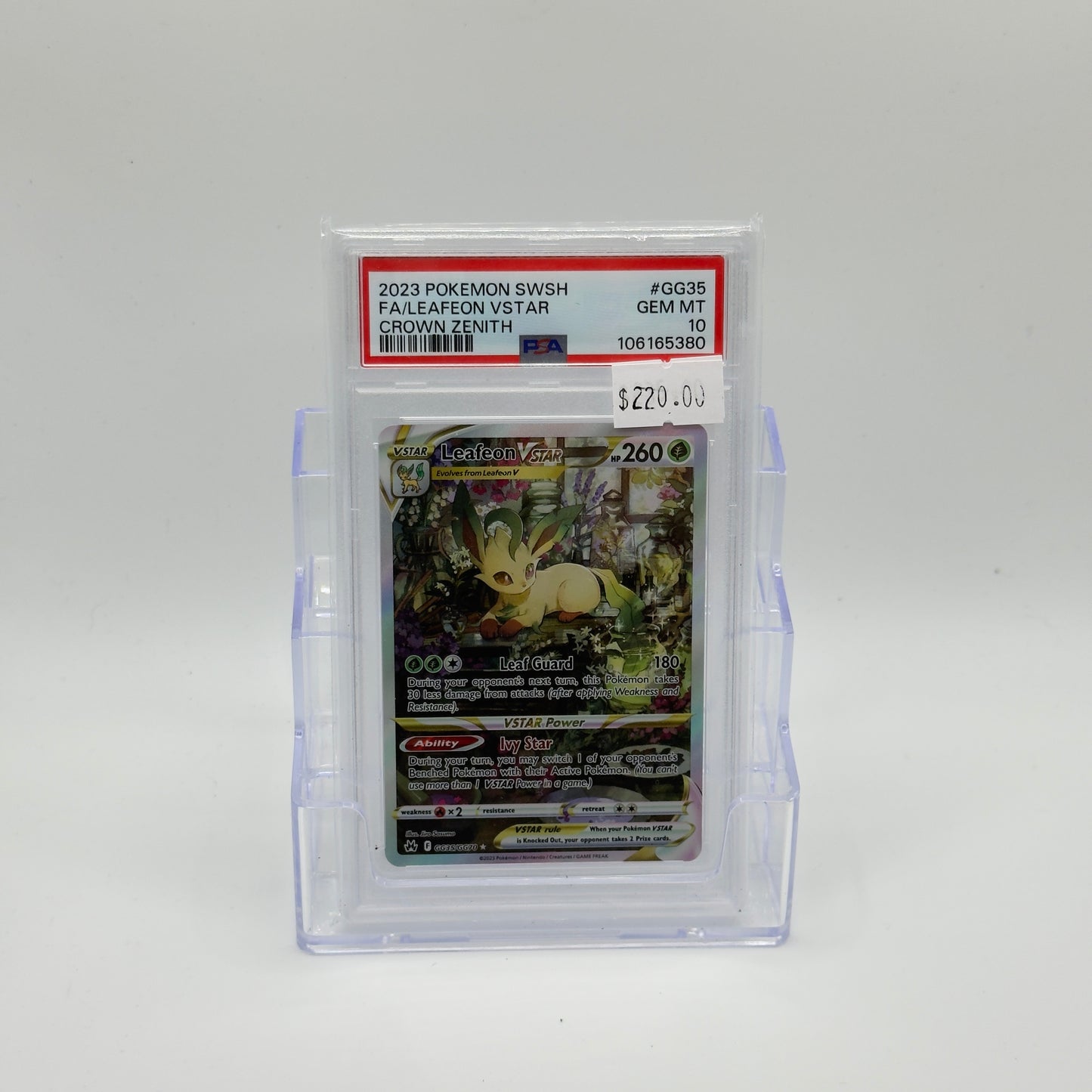 Leafeon VSTAR Crown Zenith (PSA 10)