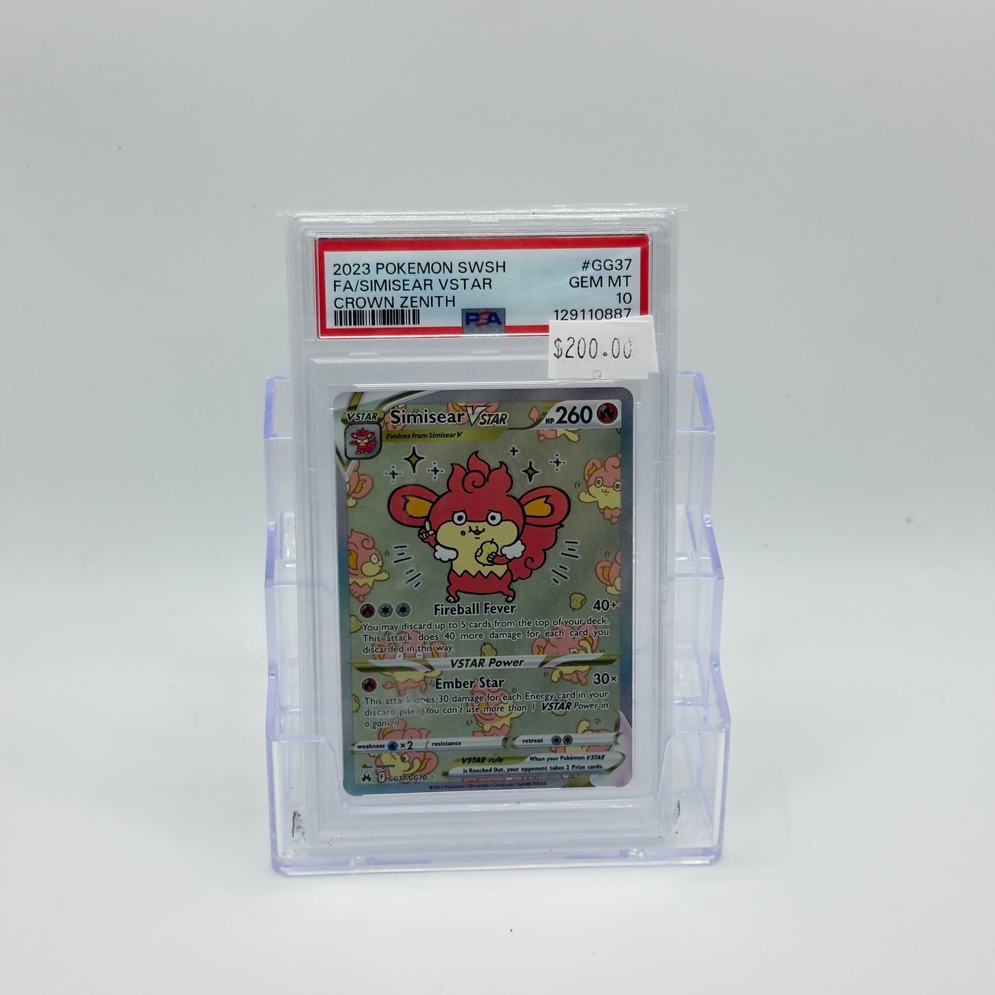 Simisear VSTAR Crown Zenith (PSA 10)
