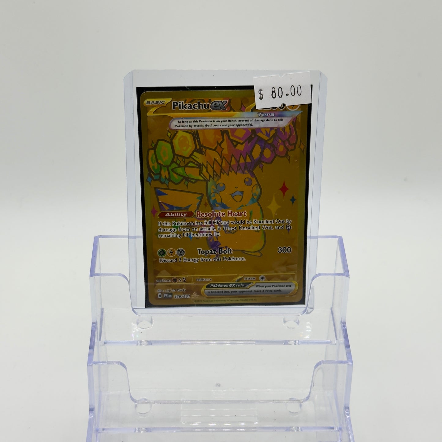 Pikachu ex Gold