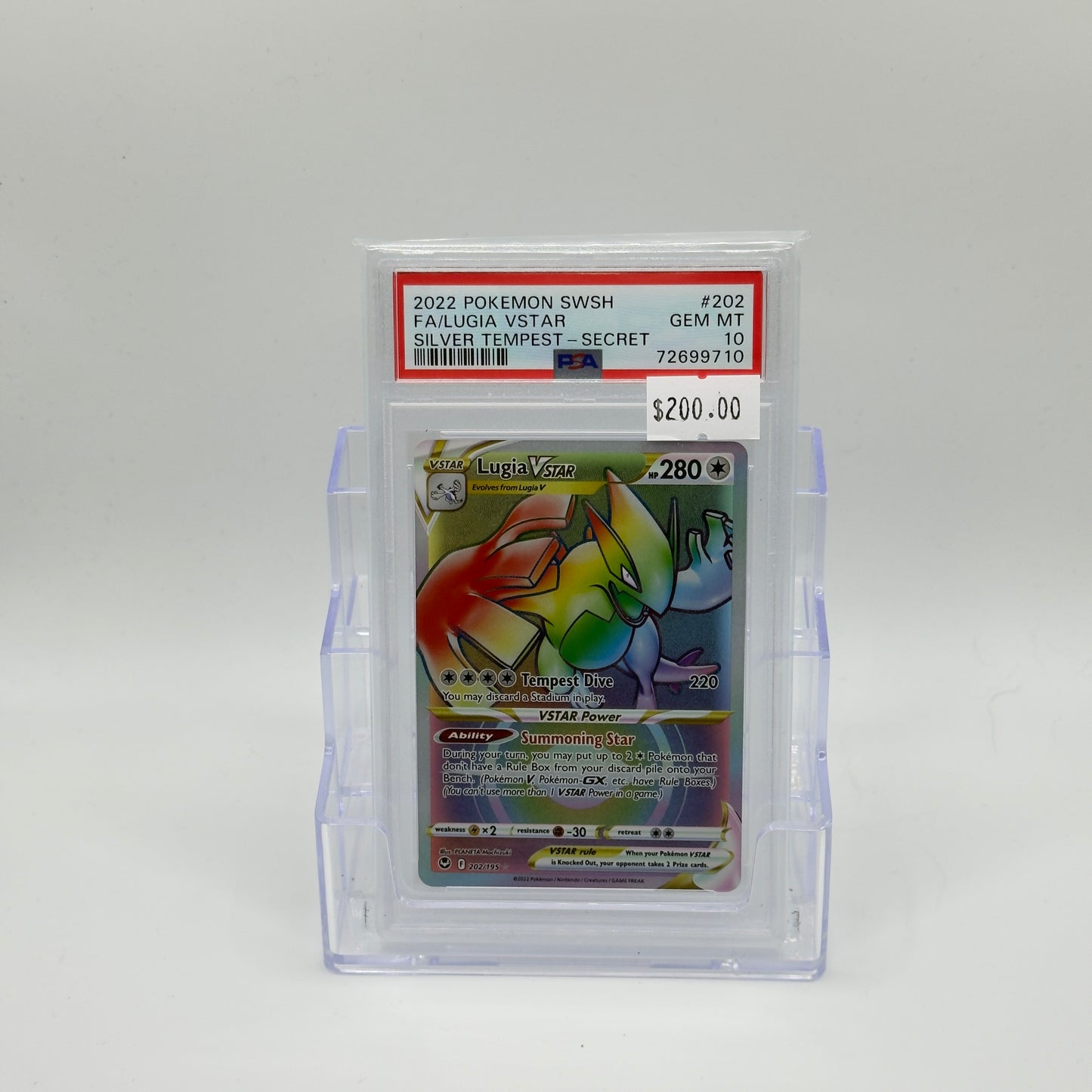 Lugia Vstar Rainbow (PSA 10)