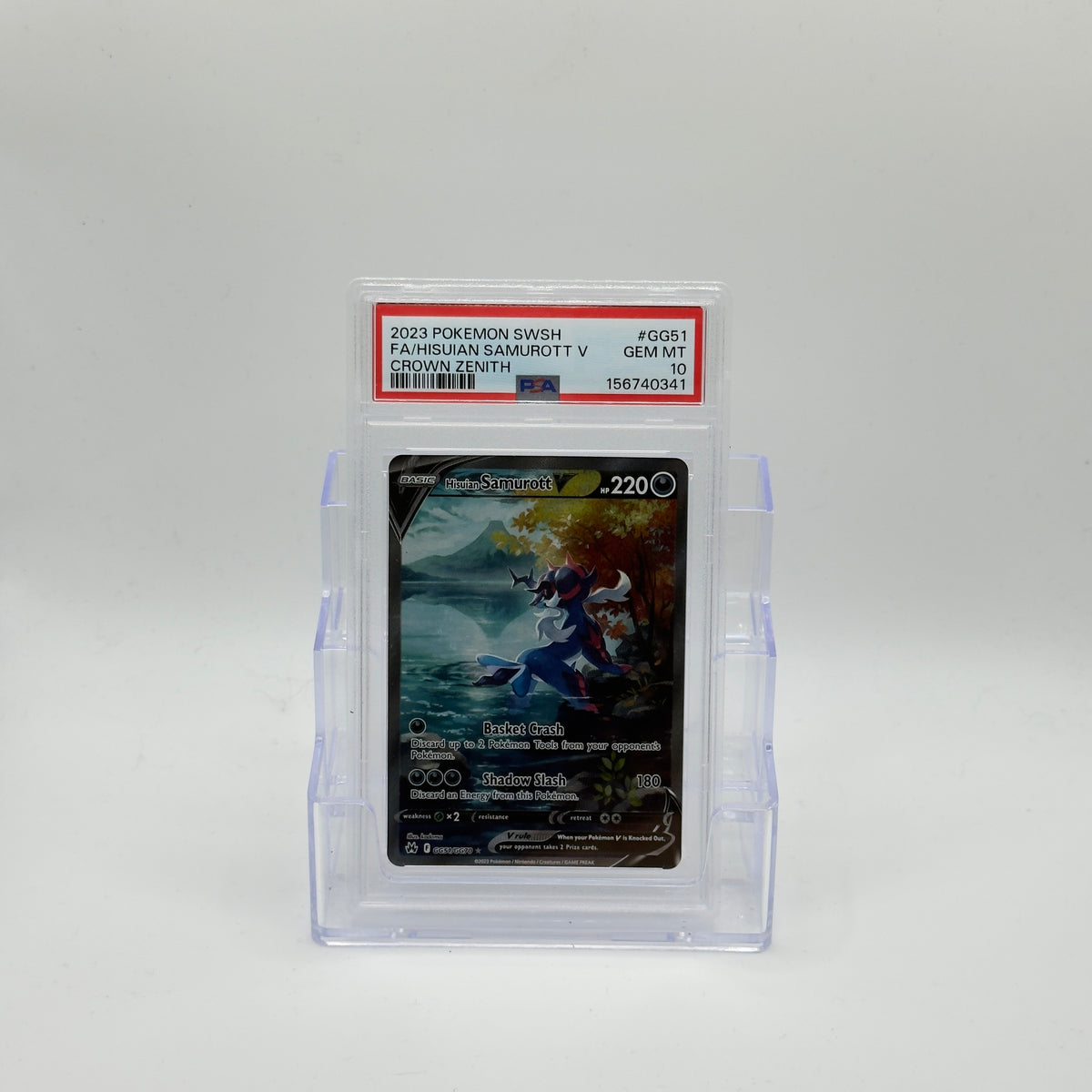 Hisuian Samurott V (PSA 10)