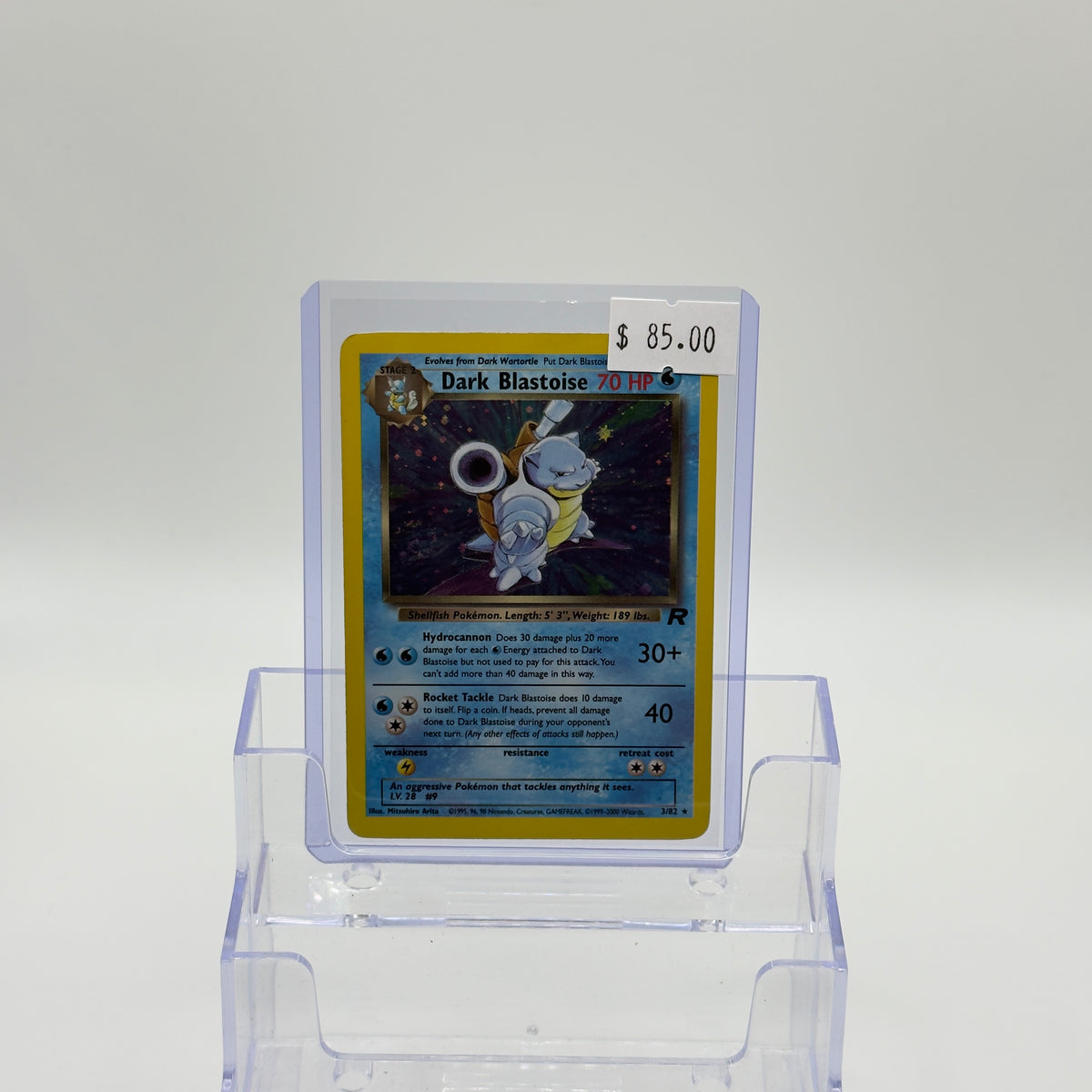 Dark Blastoise Holo Team Rocket - MP/HP