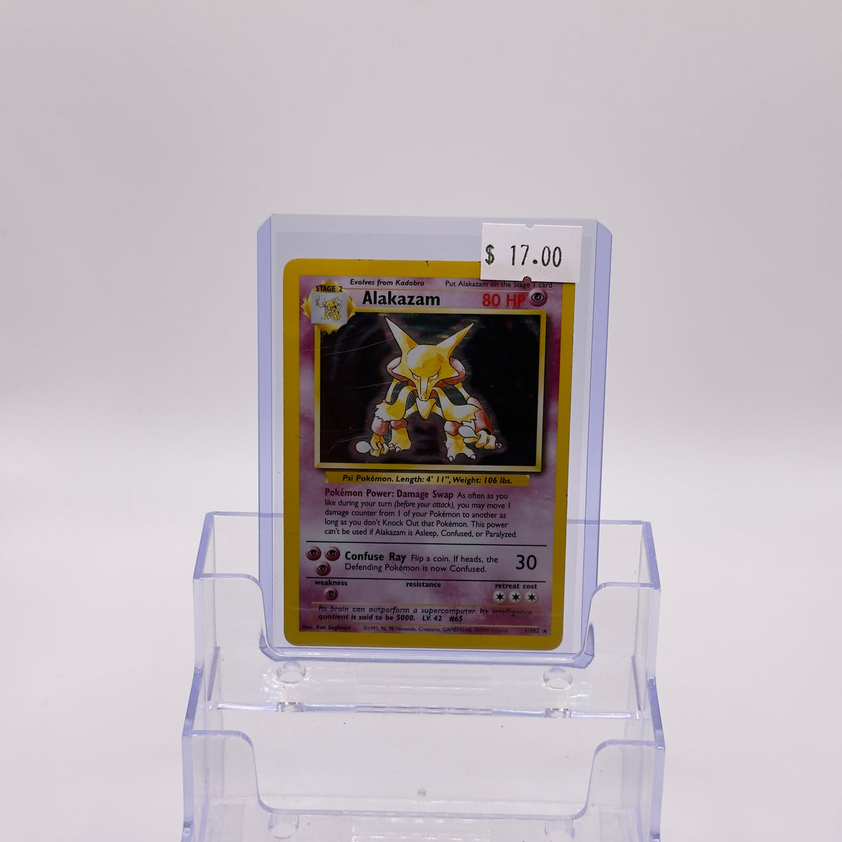 Alakazam Base Set Holo - DMG