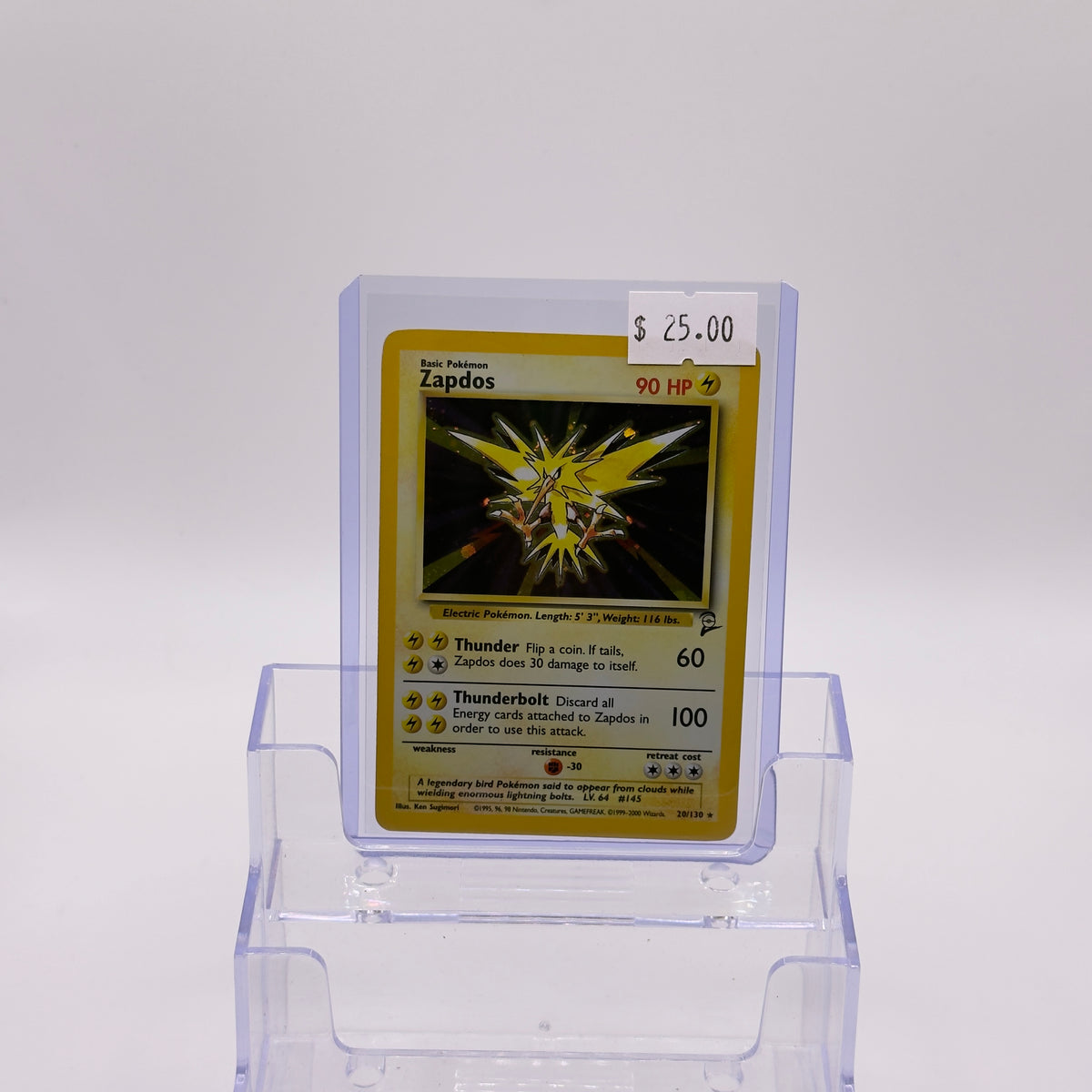 Zapdos Base Set 2 Holo - LP