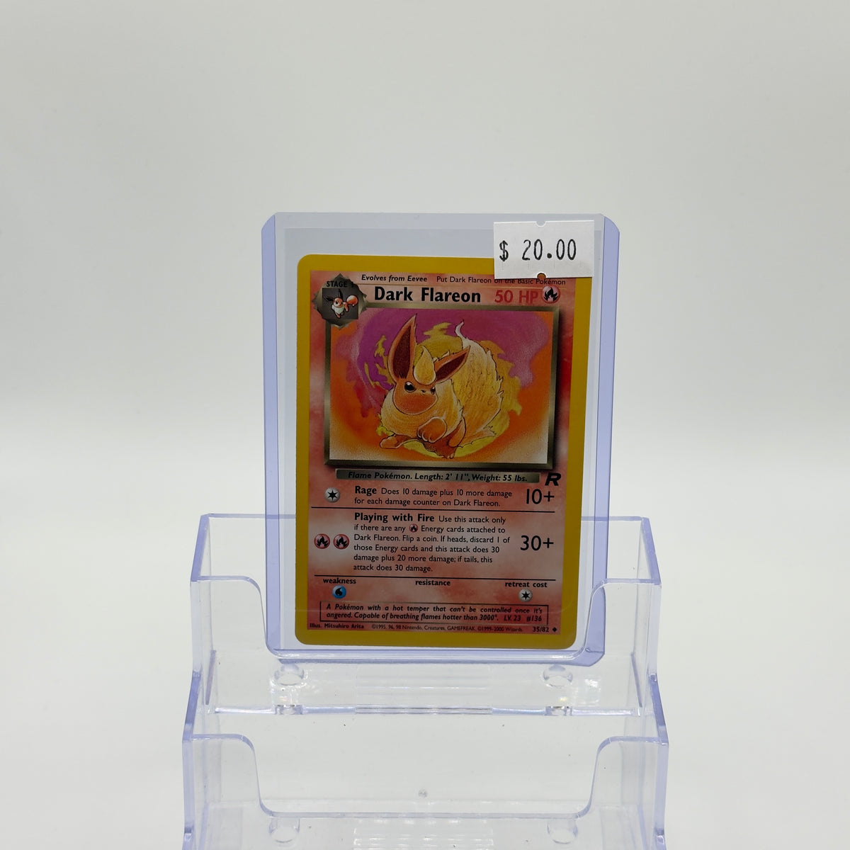 Dark Flareon Non Holo Team Rocket - LP