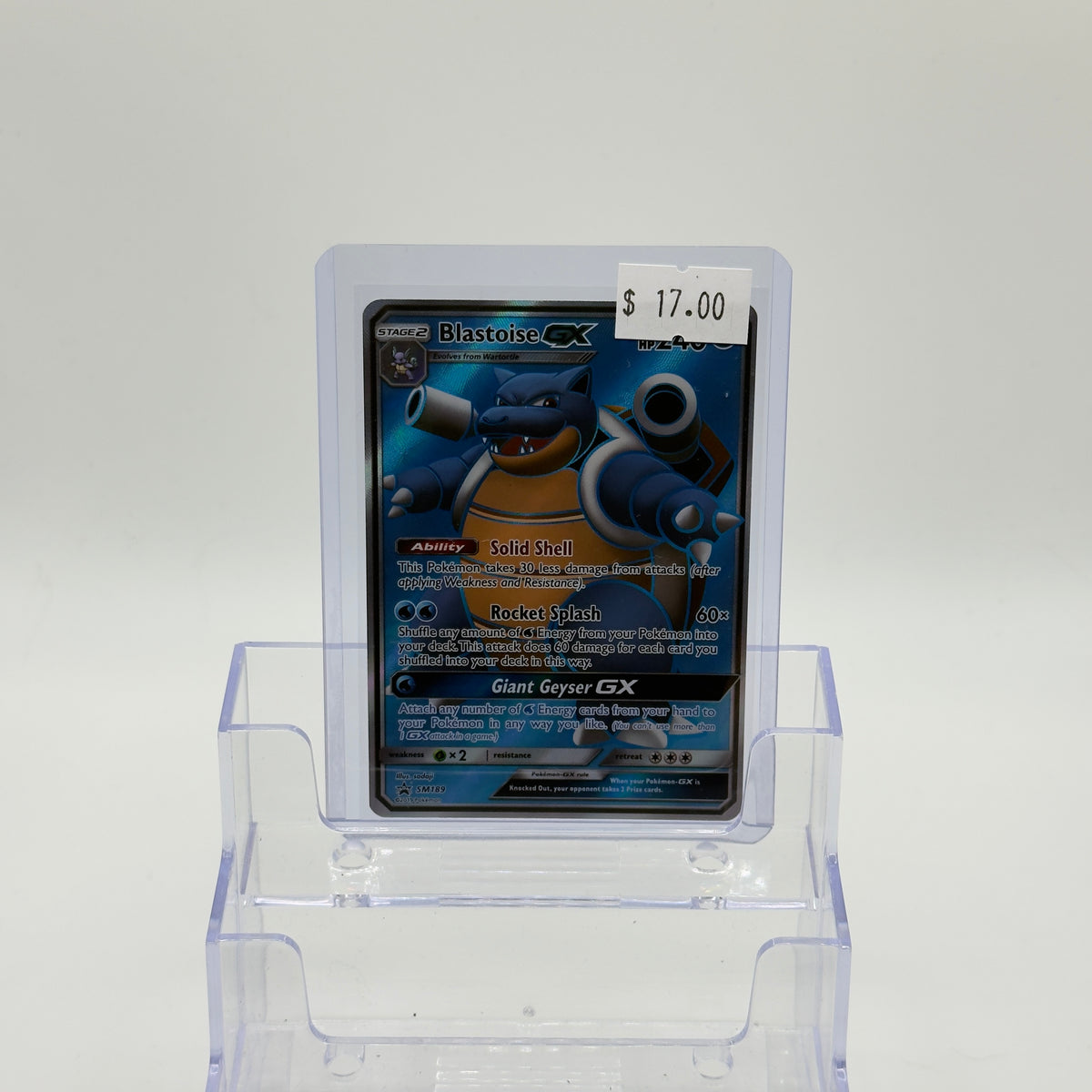 Blastoise GX (Full Art) - LP