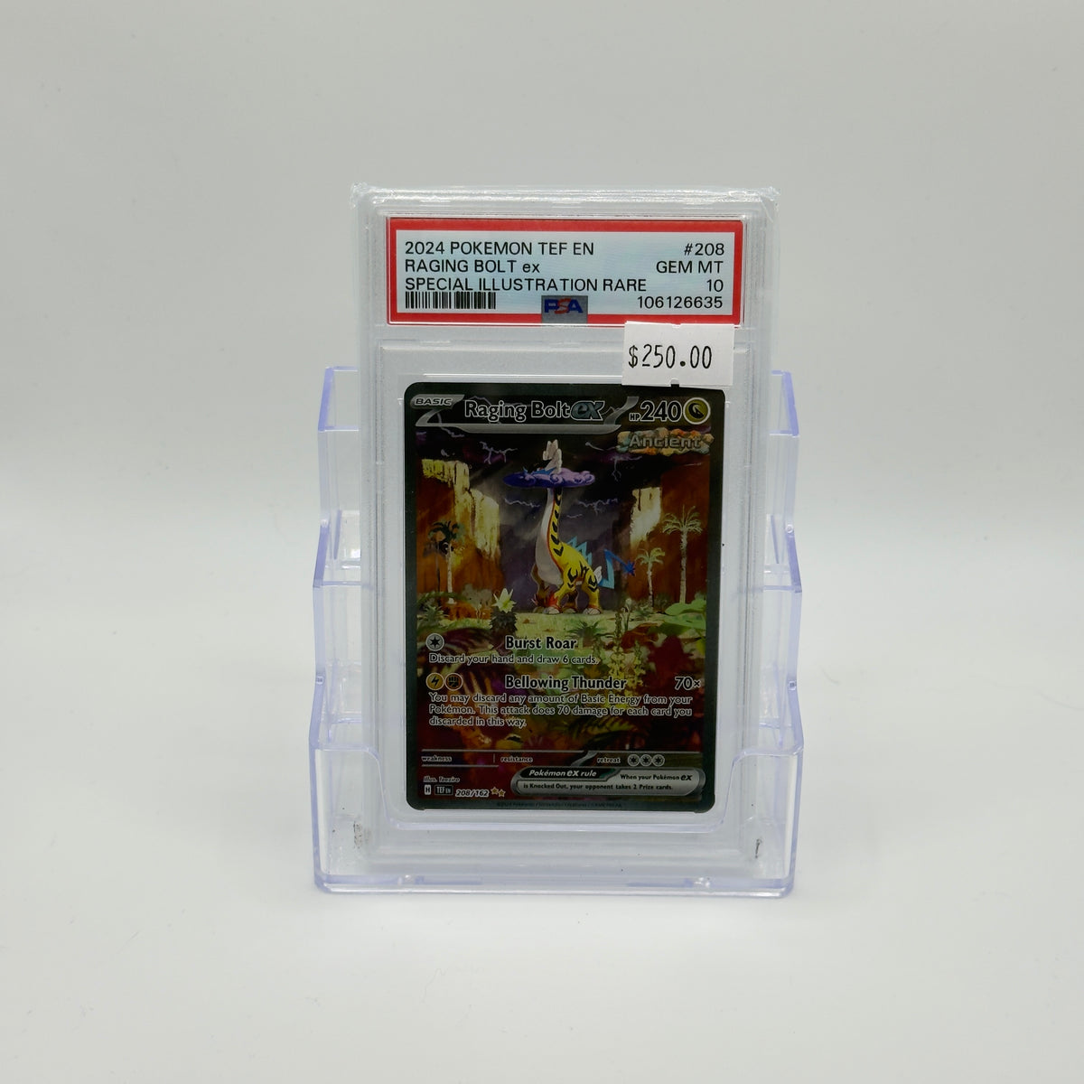 Raging Bolt ex #208 - PSA 10
