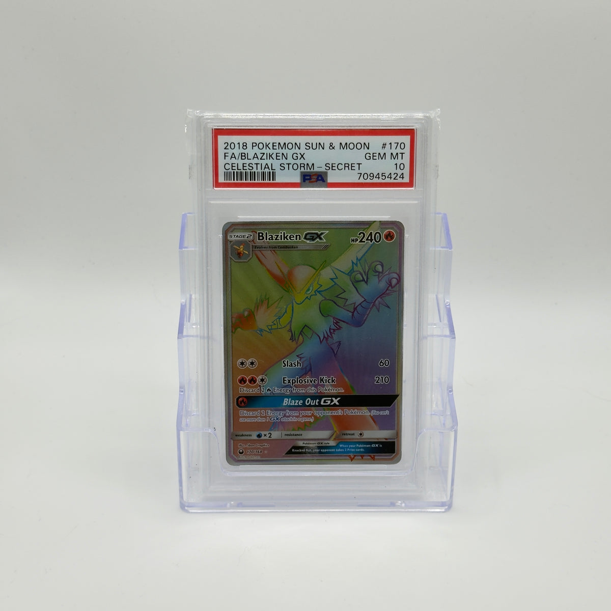 Blaziken GX #170 - PSA 10