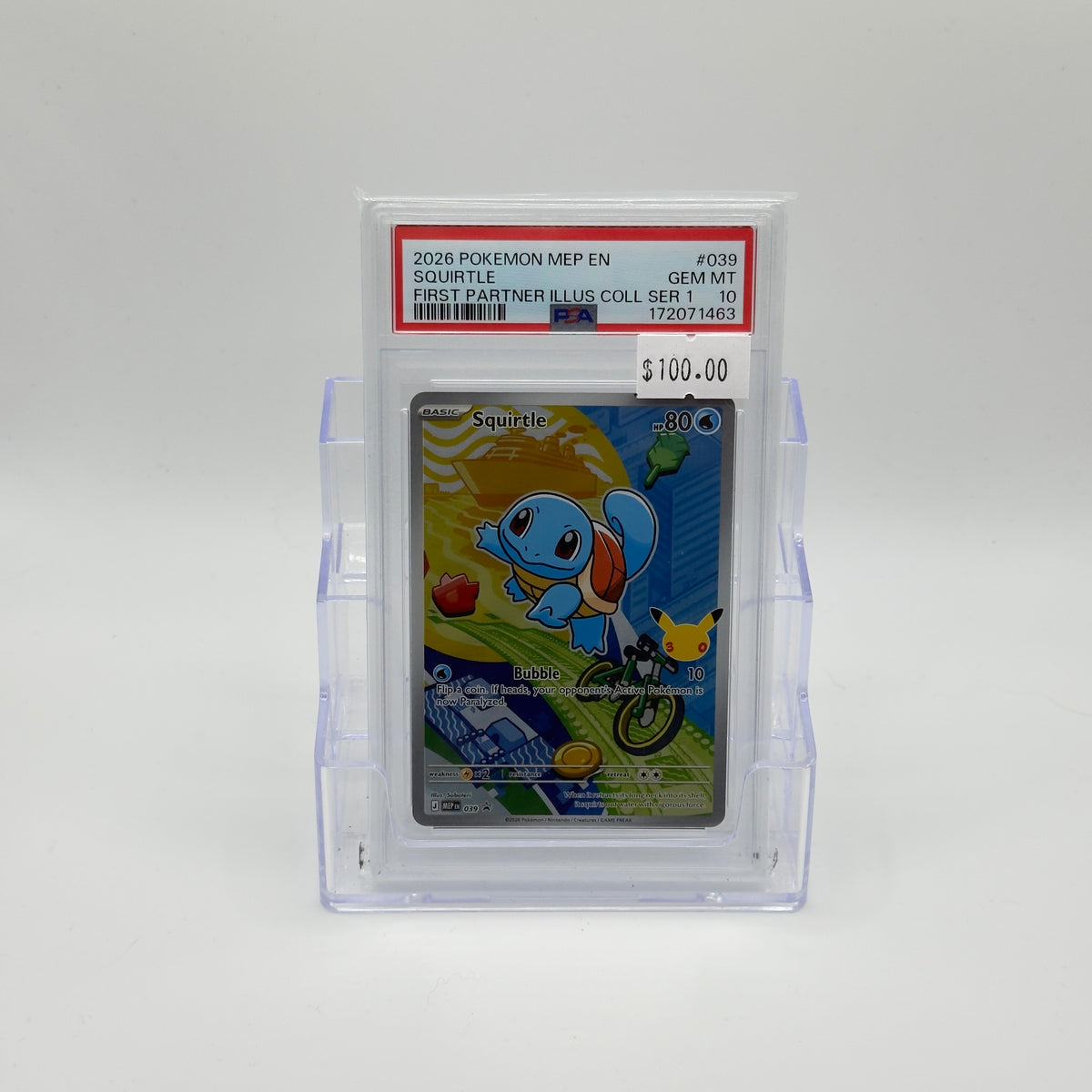 Squirtle #039 - PSA 10