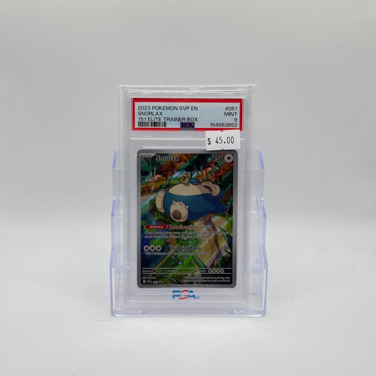 Snorlax — Holo Promo #SVP 051 - PSA 9