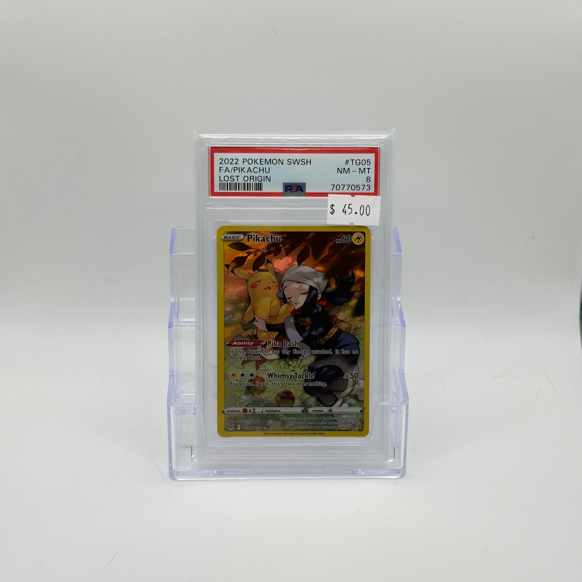 Pikachu — Trainer Gallery Holo #TG05/TG30 - PSA 8