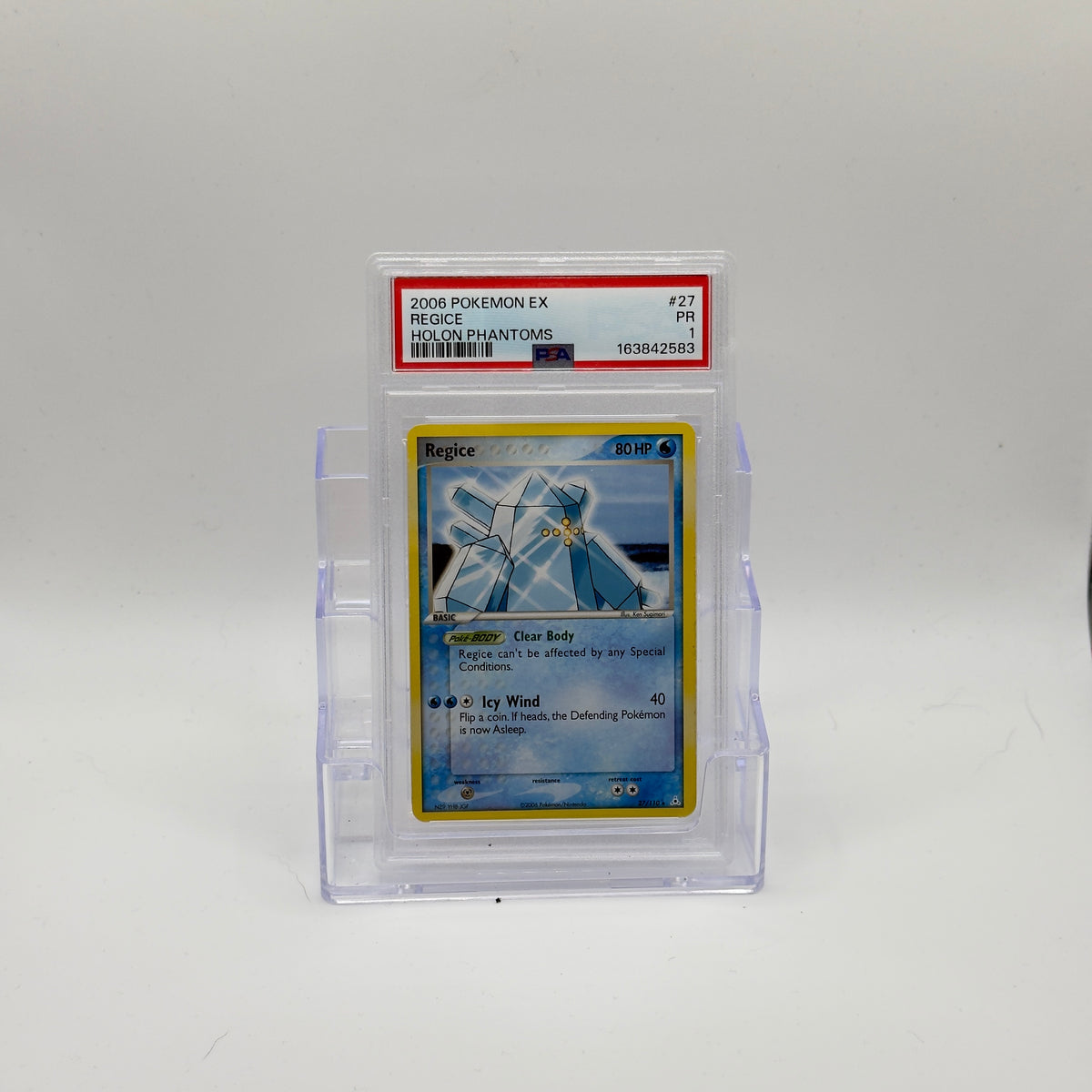 Regice (POP 2) #27/110 - PSA 1