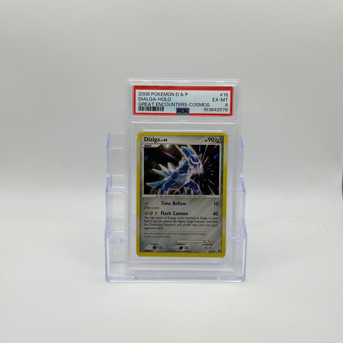 Dialga (POP 5) — Cosmos Holo #16/106 - PSA 6