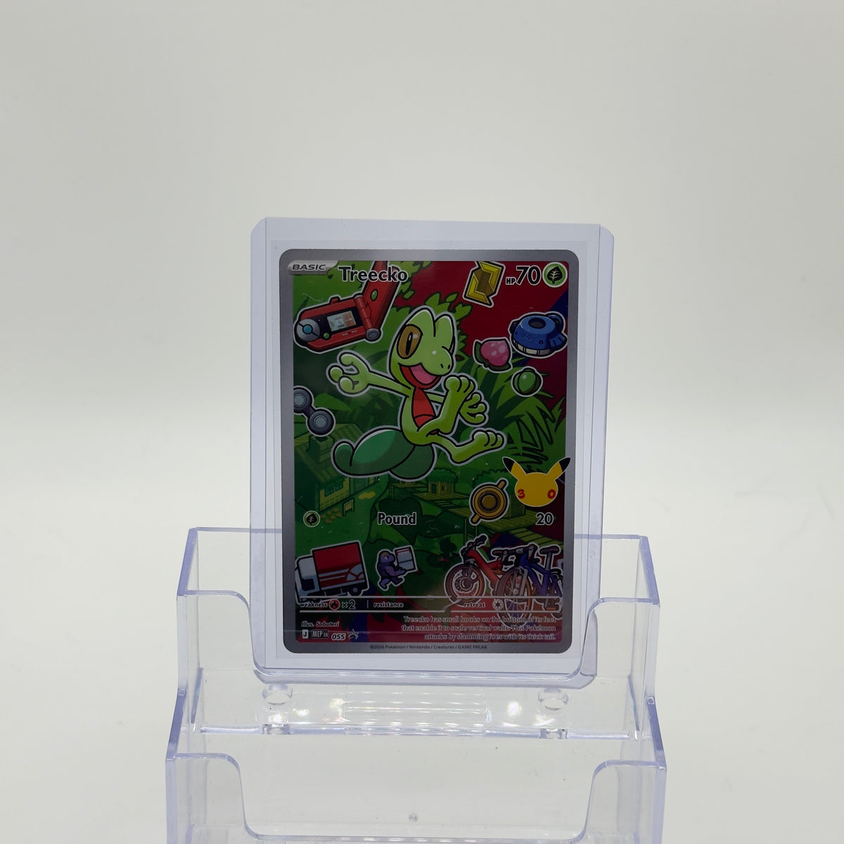 Treecko — First Partner Illustration Promo Holo #MEP 055 - NM