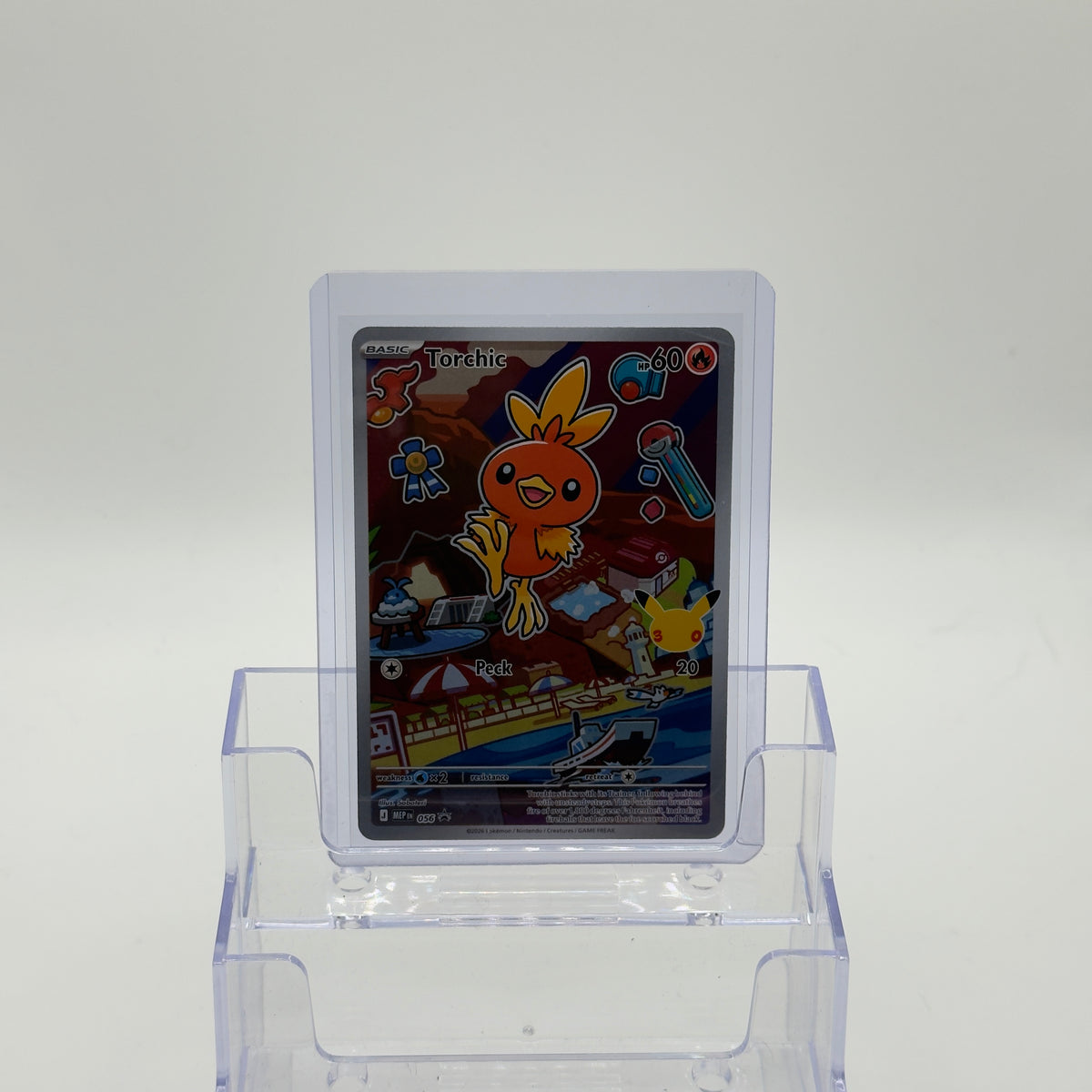 Torchic — First Partner Illustration Promo Holo #MEP 056 - NM