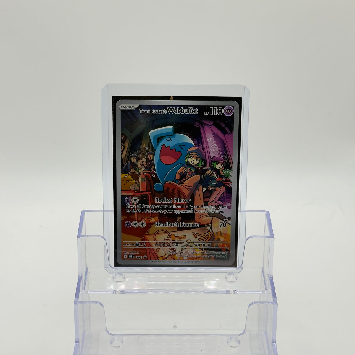 Team Rocket's Wobbuffet — Holo Promo #SVP 203 - NM