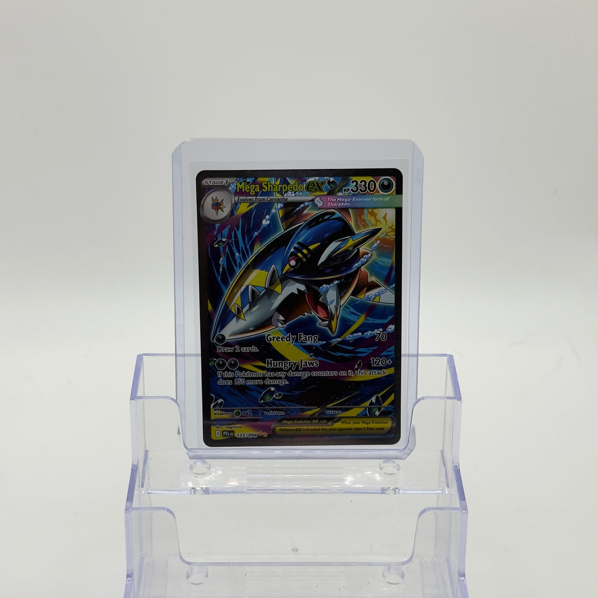 Mega Sharpedo ex — Special Illustration Rare Holo #127/094 - NM