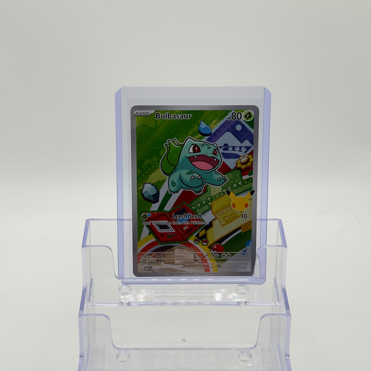Bulbasaur — First Partner Illustration Promo Holo #MEP 037 - NM