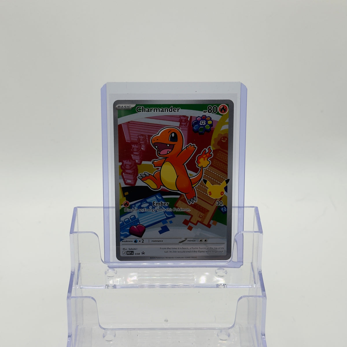 Charmander — First Partner Illustration Promo Holo #MEP 038 - NM