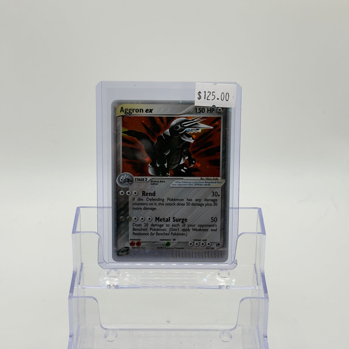 Aggron ex — Holo #95/100 - NM