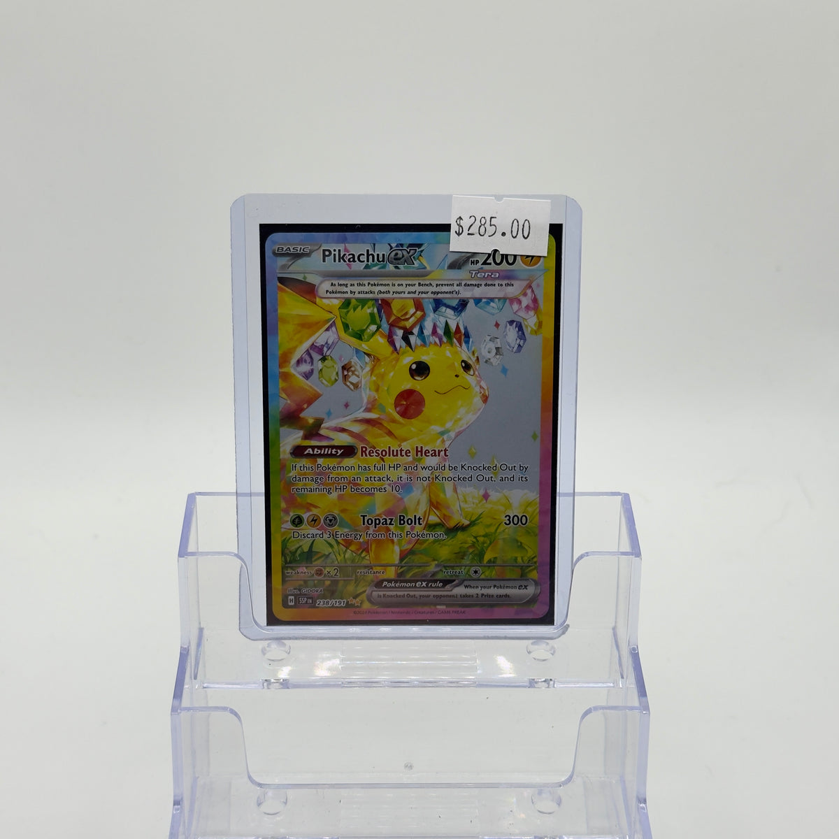 Pikachu ex — Special Illustration Rare Holo #238/191 - NM