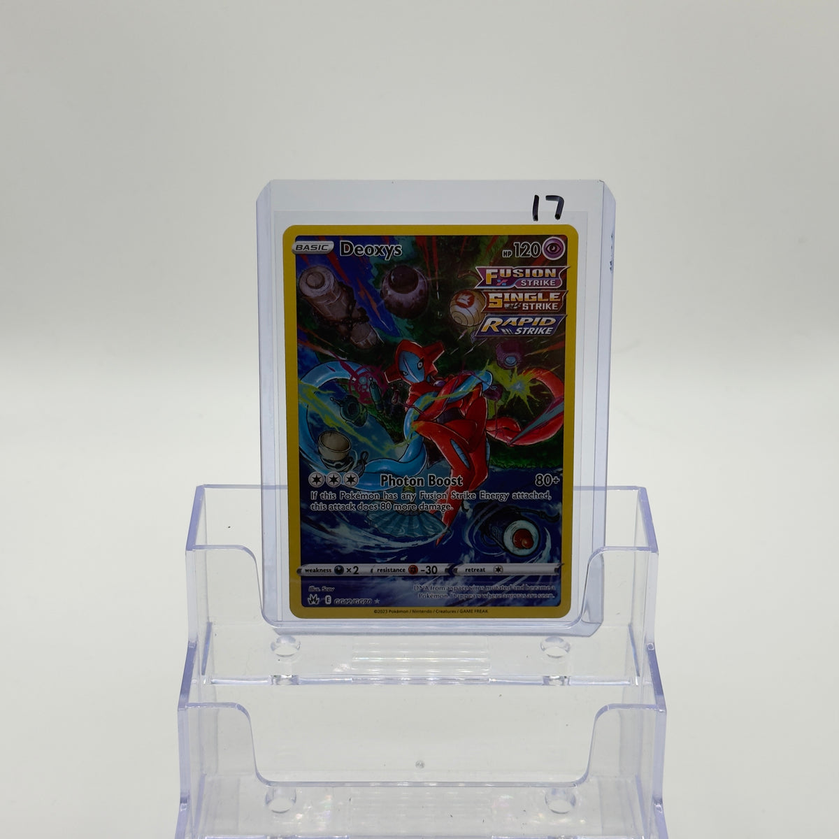 Deoxys — Galarian Gallery #GG12/GG70 - NM