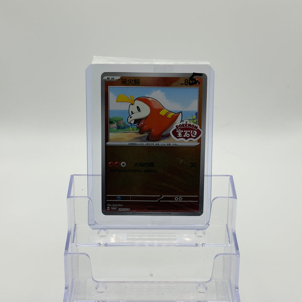 Tepig — Pokémon Championship Stamp Promo #119/SV-P (Traditional Chinese) - NM