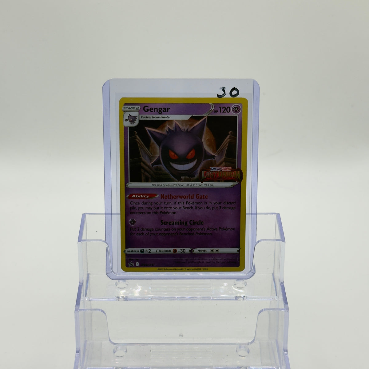 Gengar — Lost Origin Prerelease Promo #SWSH241 - NM