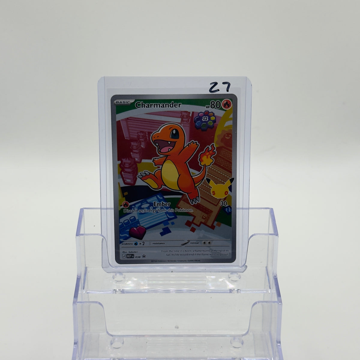 Charmander — Illustration Promo #MEP 038 - NM
